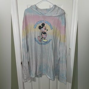 Tie Dye Long Sleeve Mickey Mouse